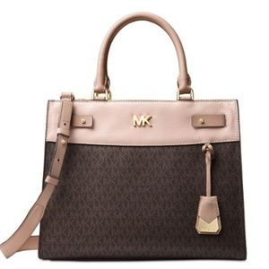MICHAEL KORS Signature Reagan Large Satchel